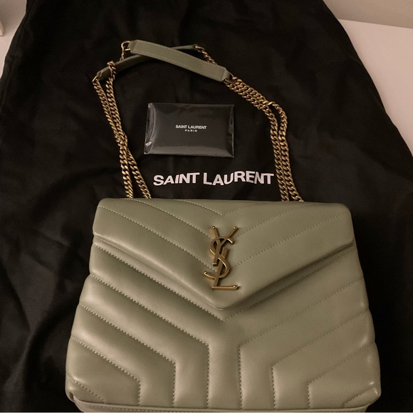 Yves Saint Laurent Handbags - Brand New SS23 Yves Saint Laurent LouLou bag (small). In newest color Sage Green